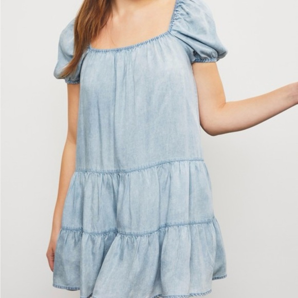 Puff sleeve tiered dress - Picture 3 of 7